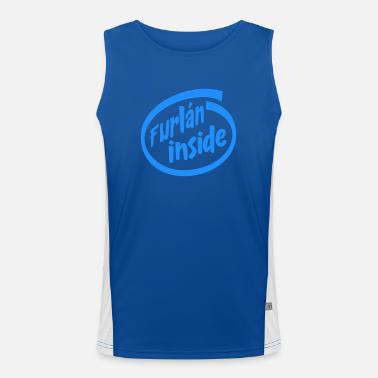 furlan inside Canotta sportiva da uomo in contrasto cromatico 