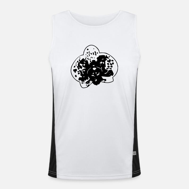 Orchid Blossom Men's Functional Contrast Tank Top 