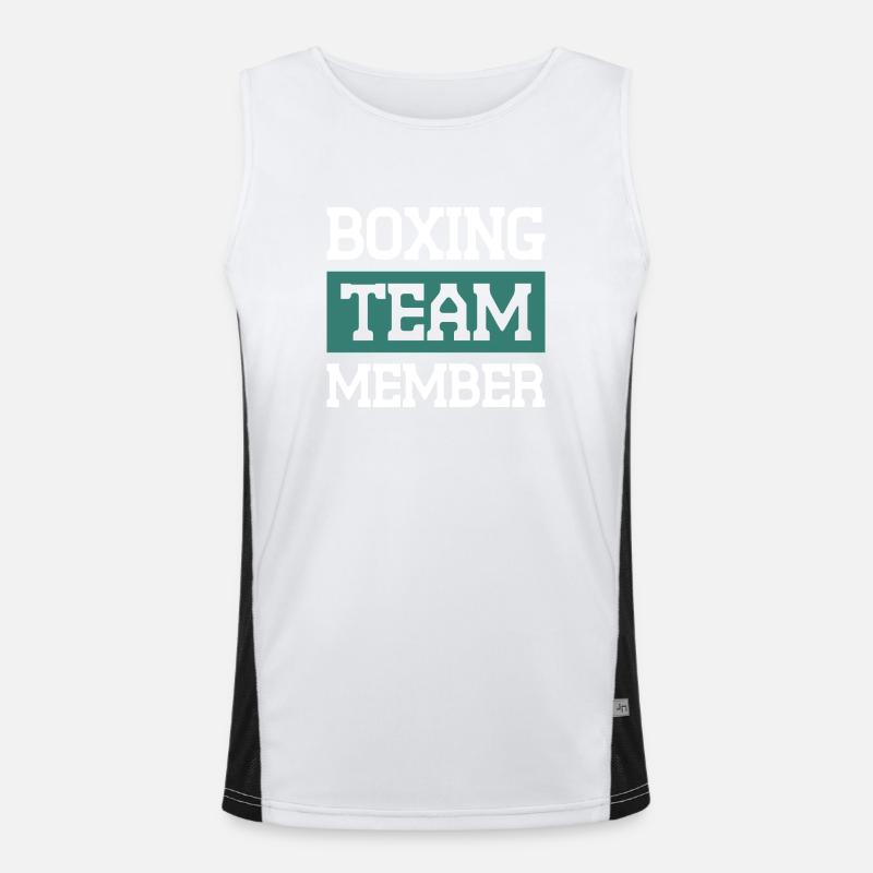 Boxing Team Funktionelles Kontrast-Tank Top für Männer 