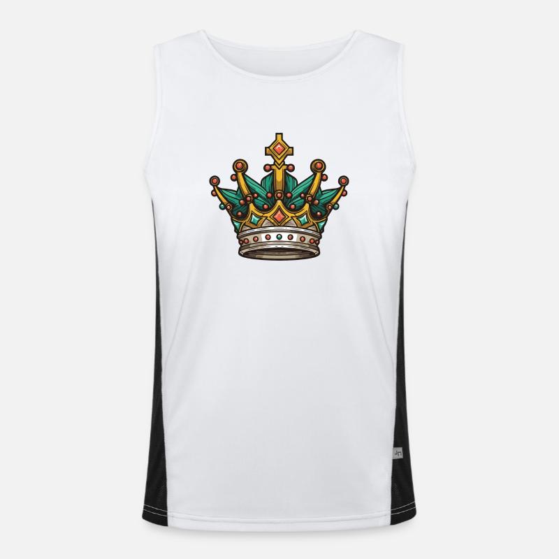 Majesté Couronne Couronne Débardeur respirant contrasté Homme 