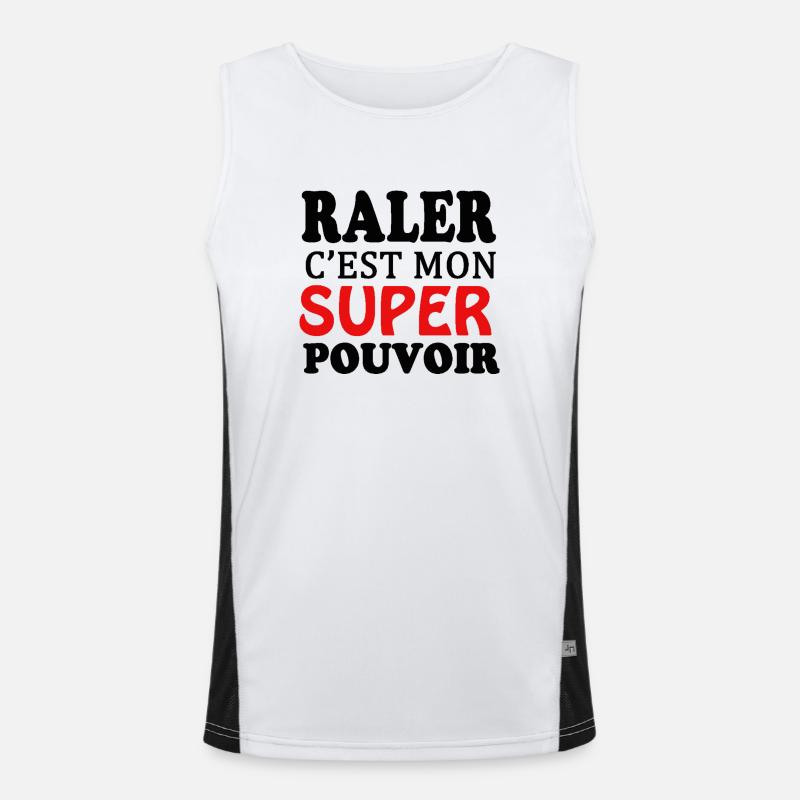 RALER Débardeur respirant contrasté Homme 