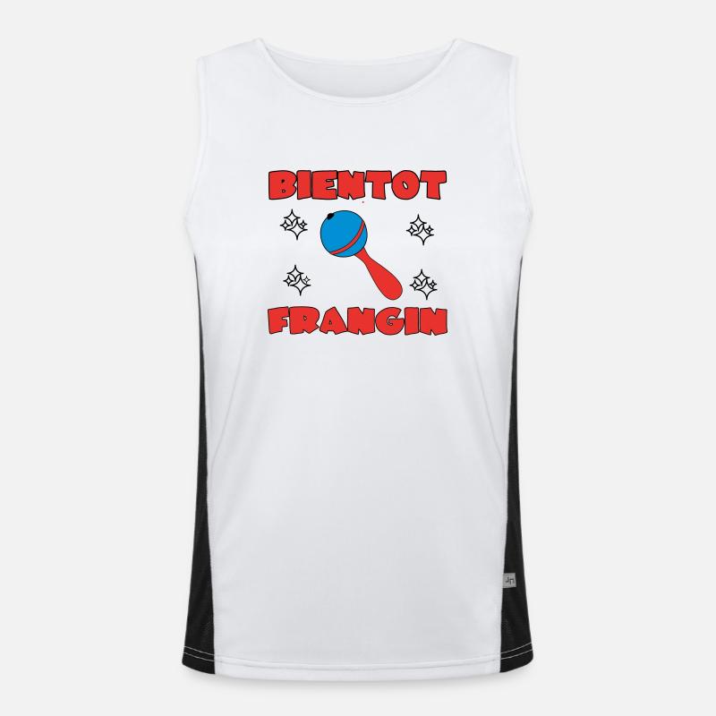 BALD BRÜDER Funktionelles Kontrast-Tank Top für Männer 