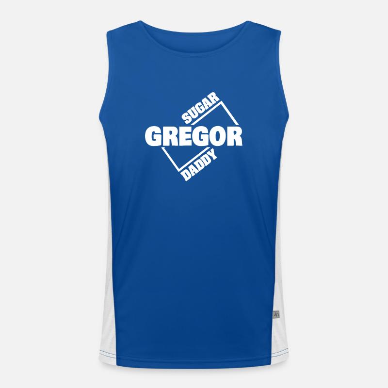 Gregor als Sugardaddy Funktionelles Kontrast-Tank Top für Männer 