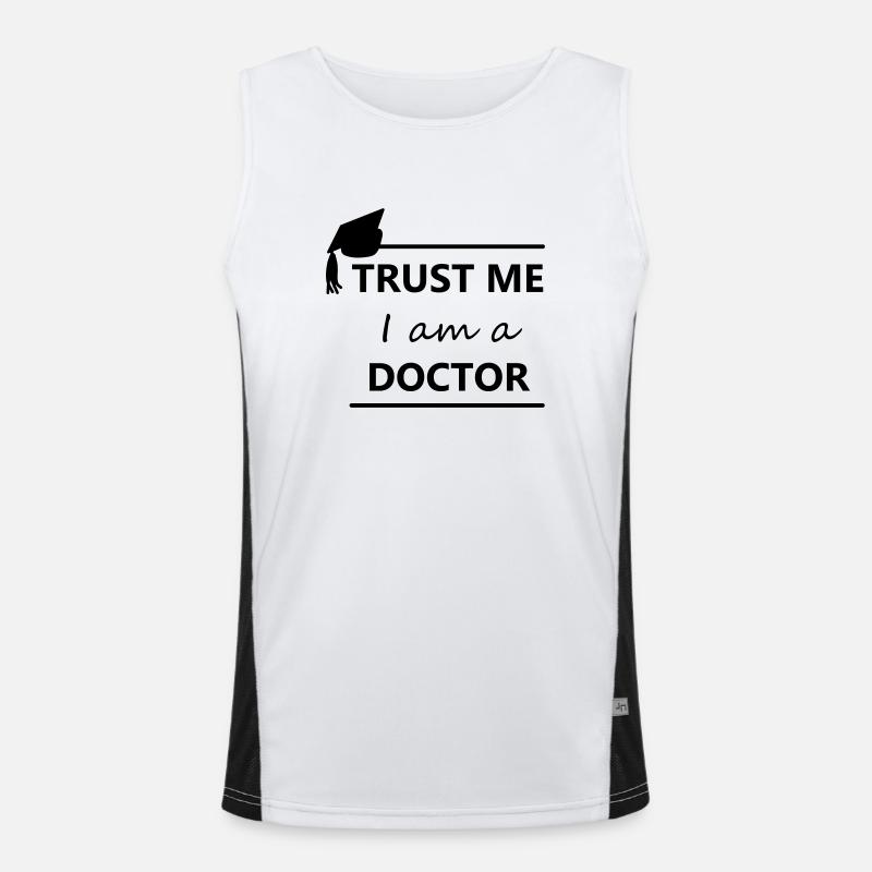 Doctor Funktionelles Kontrast-Tank Top für Männer 