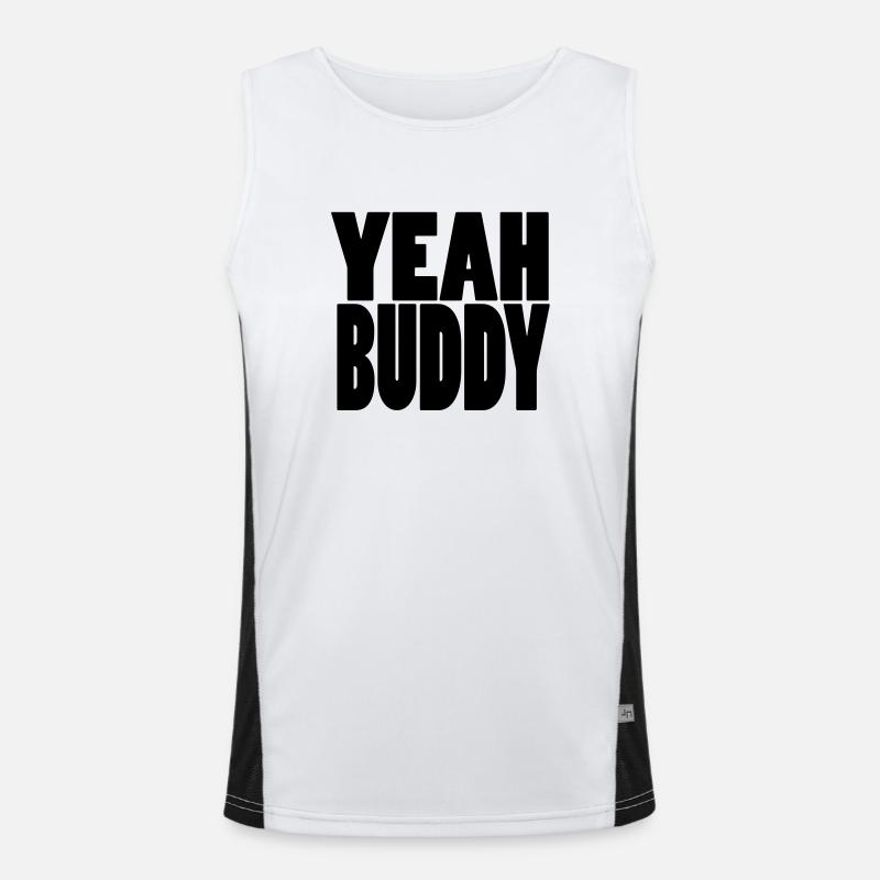Yeah Buddy Men's Functional Contrast Tank Top 