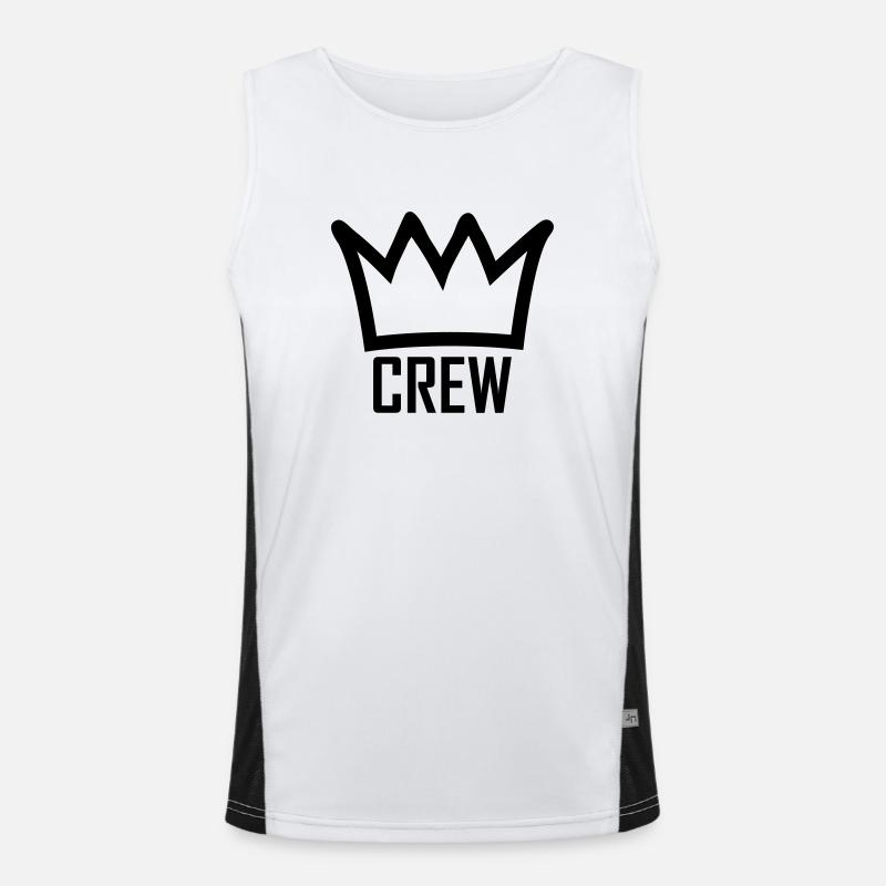 crew Débardeur respirant contrasté Homme 