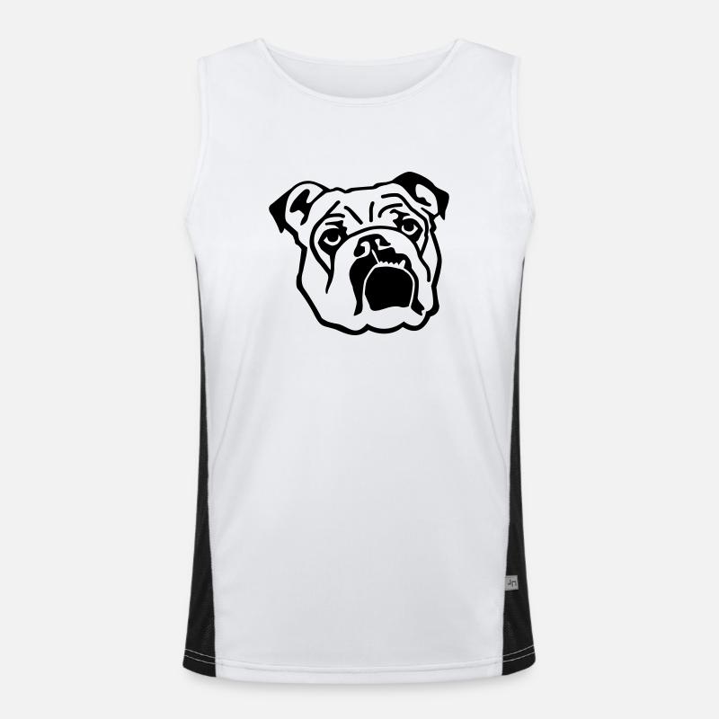 Bouledogue Débardeur respirant contrasté Homme 