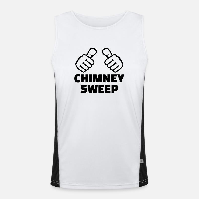 Ramoneur Débardeur respirant contrasté Homme 