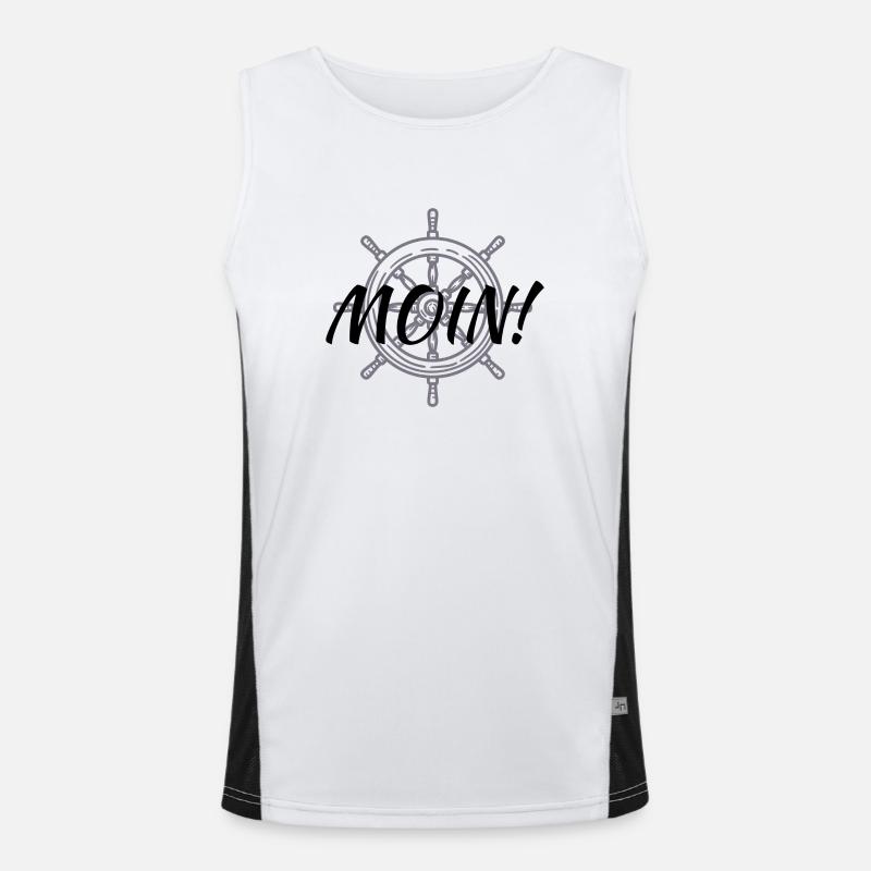 Moin Funktionelles Kontrast-Tank Top für Männer 
