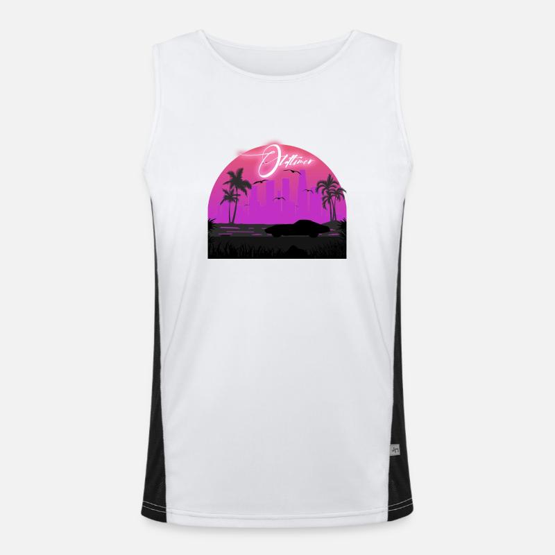 Oldtimer Beach Men's Functional Contrast Tank Top 