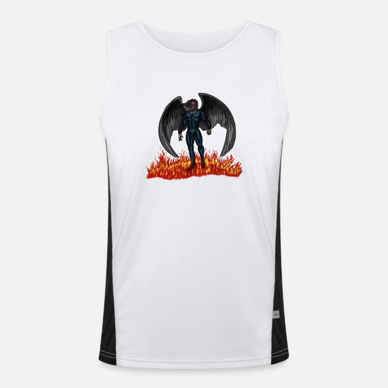 Superheld Funktionelles Kontrast-Tank Top für Männer 