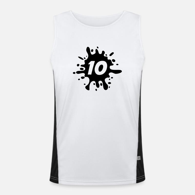 10 Men's Functional Contrast Tank Top 
