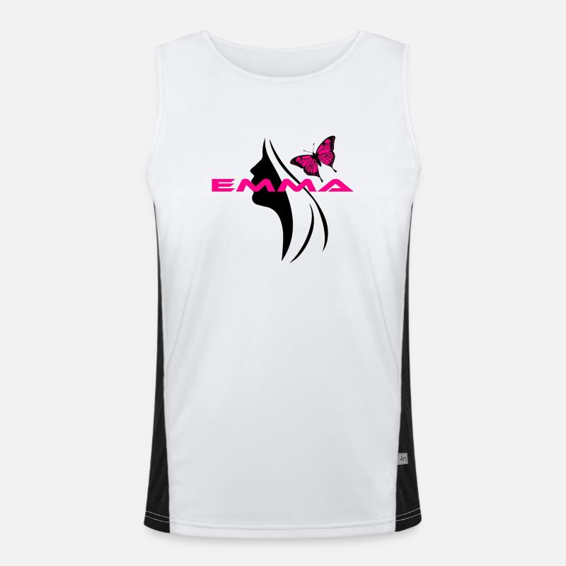 Emma Funktionelles Kontrast-Tank Top für Männer 