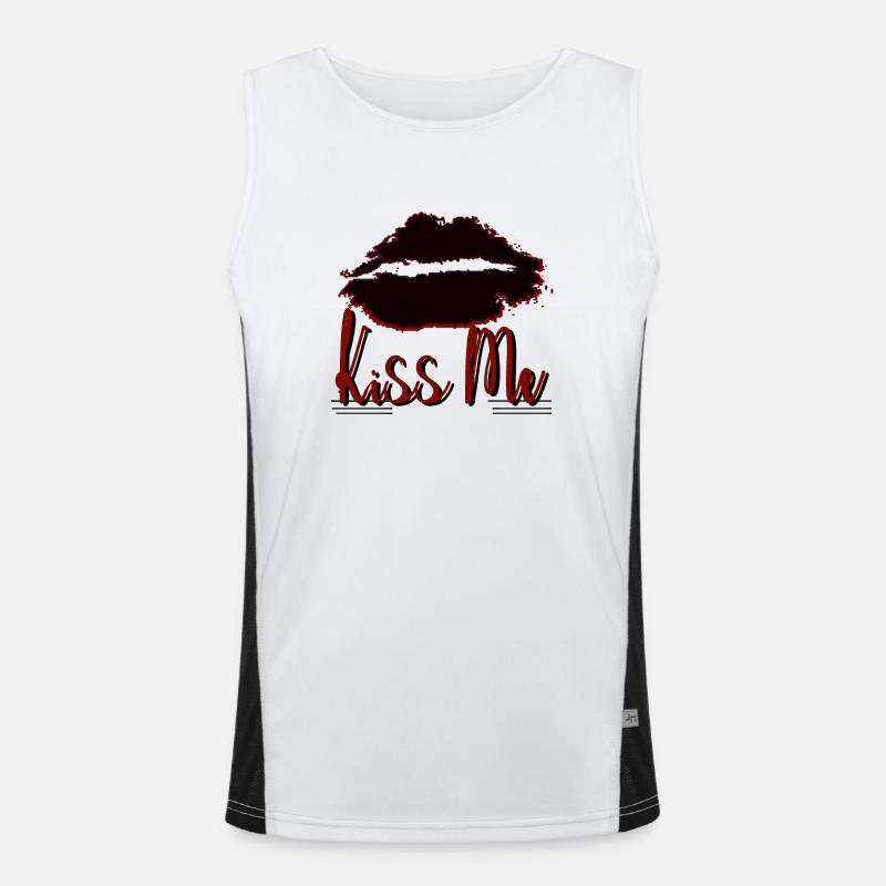 KISS ME Men's Functional Contrast Tank Top 