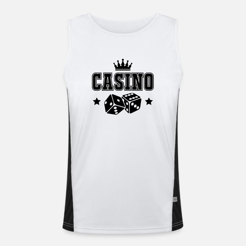Casino Funktionelles Kontrast-Tank Top für Männer 