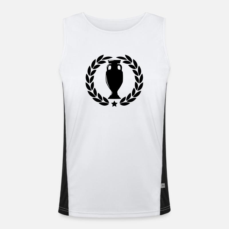 Cup Wreath Men's Functional Contrast Tank Top 