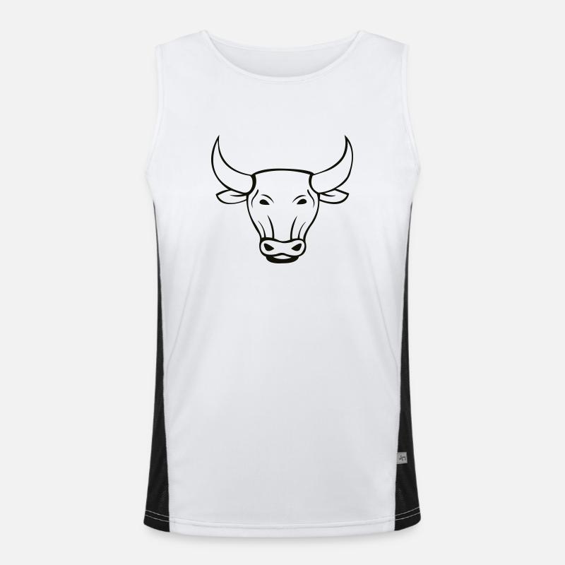 Taurus 01 Men's Functional Contrast Tank Top 