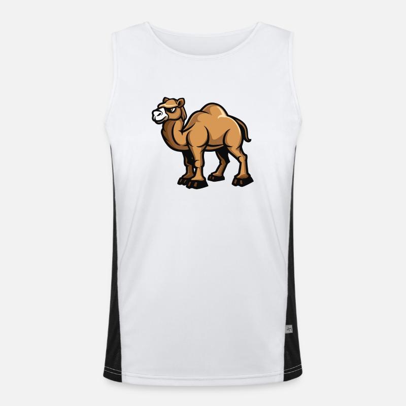 camel Men's Functional Contrast Tank Top 
