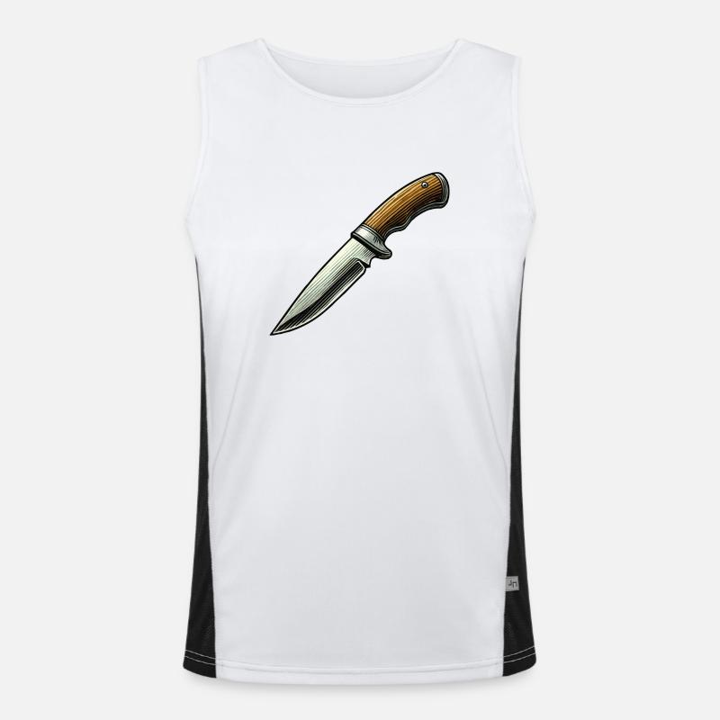 messer Funktionelles Kontrast-Tank Top für Männer 