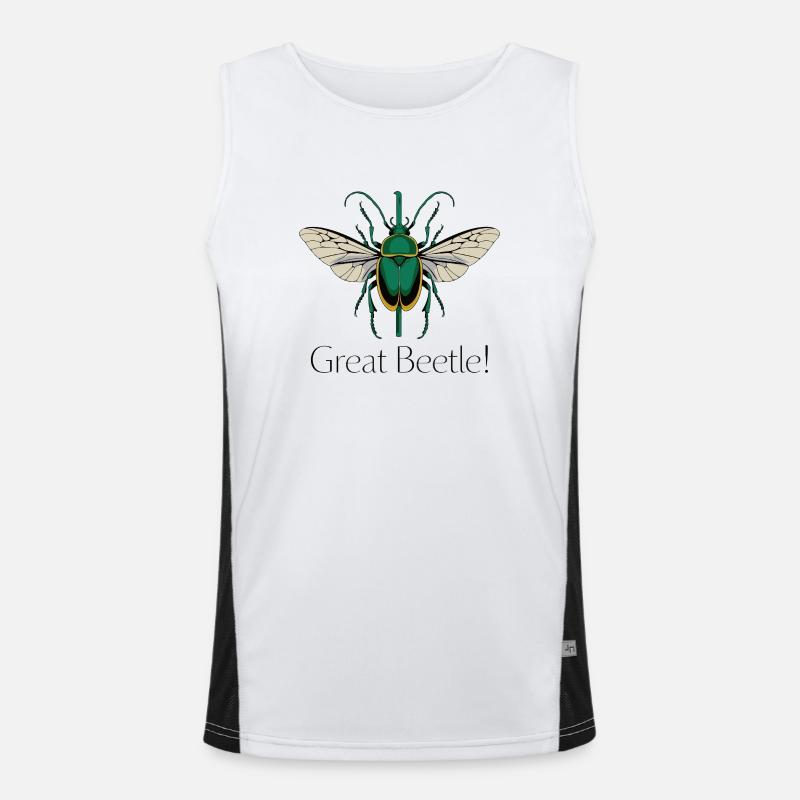 GROSSE BIENE Funktionelles Kontrast-Tank Top für Männer 