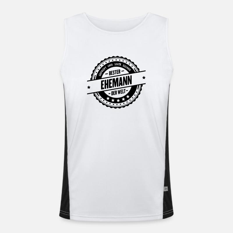Bester Ehemann Funktionelles Kontrast-Tank Top für Männer 