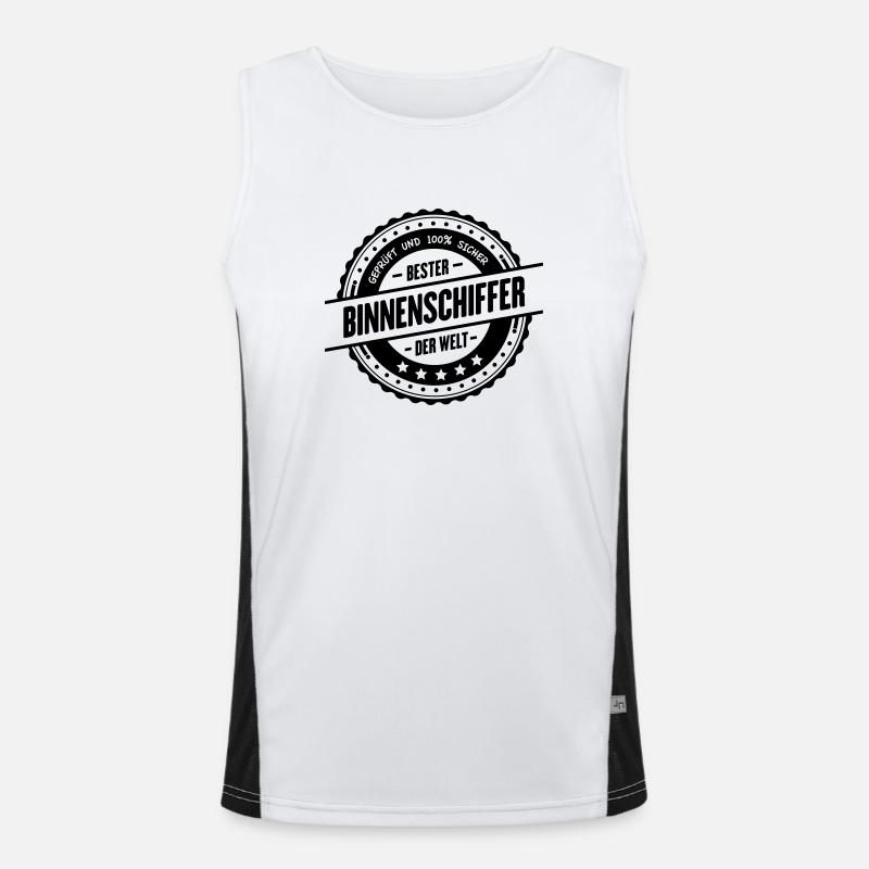Bester Binnenschiffer Funktionelles Kontrast-Tank Top für Männer 