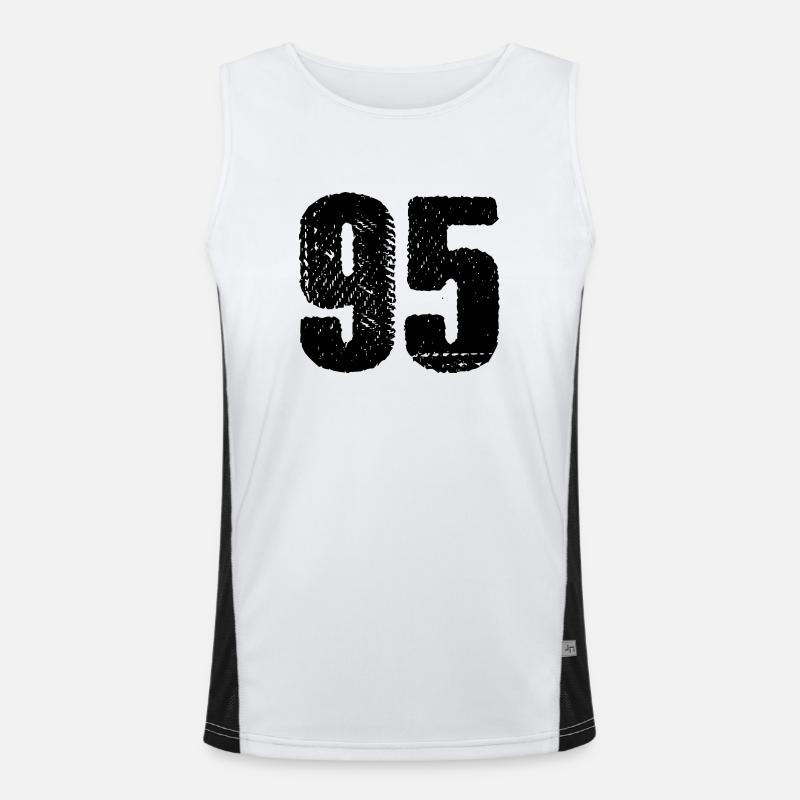 Maillot à 95 numéros Débardeur respirant contrasté Homme 