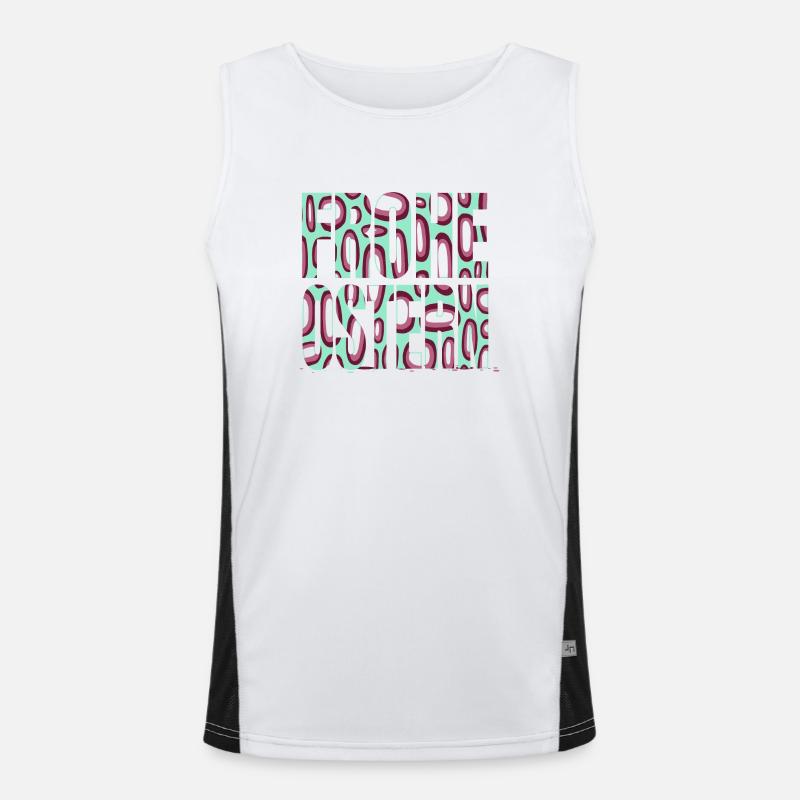 osterfest witzig bday statement evangelisch Funktionelles Kontrast-Tank Top für Männer 
