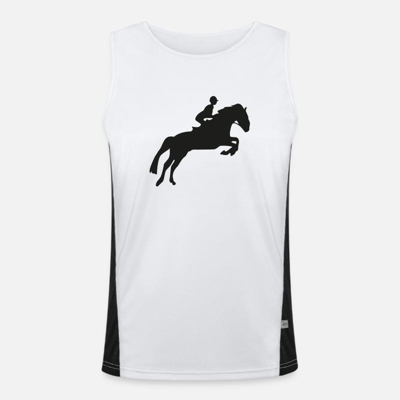 reiten Funktionelles Kontrast-Tank Top für Männer 