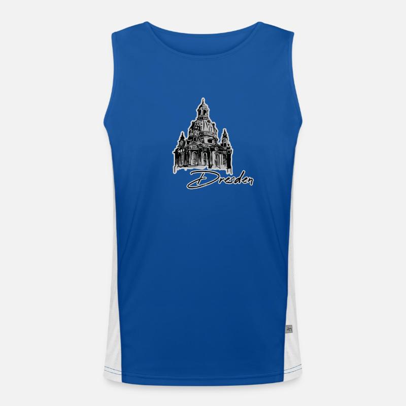 Dresden Men's Functional Contrast Tank Top 