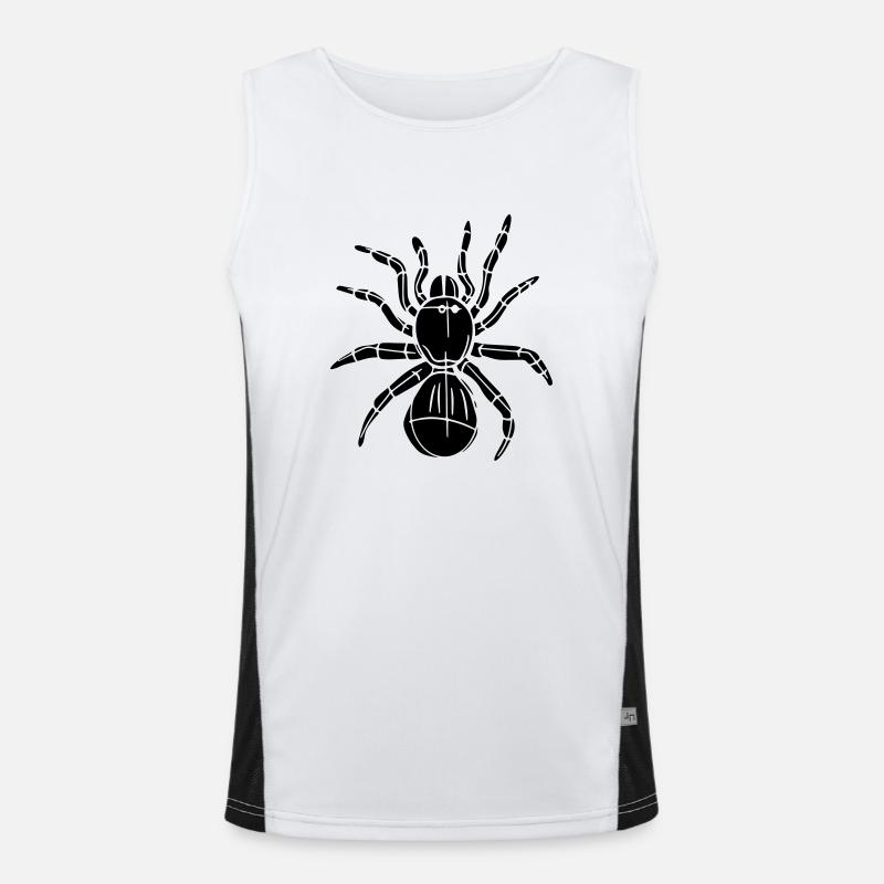 spider Funktionelles Kontrast-Tank Top für Männer 