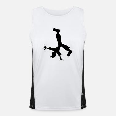 Breakdancer Débardeur respirant contrasté Homme 