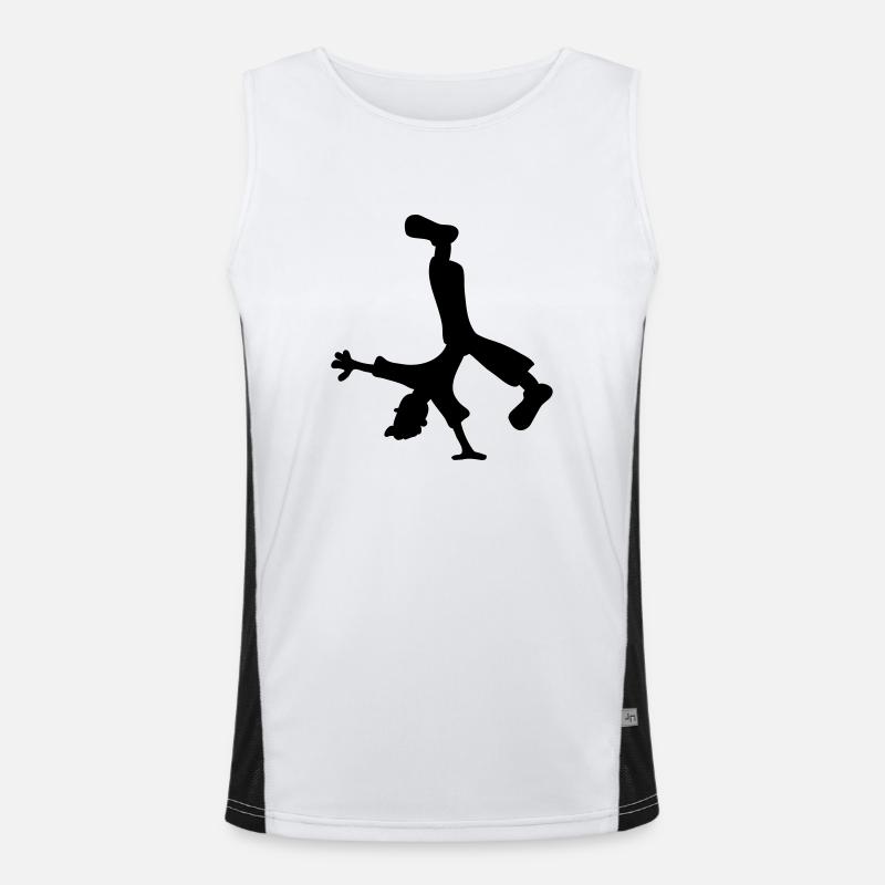 Breakdancer Débardeur respirant contrasté Homme 