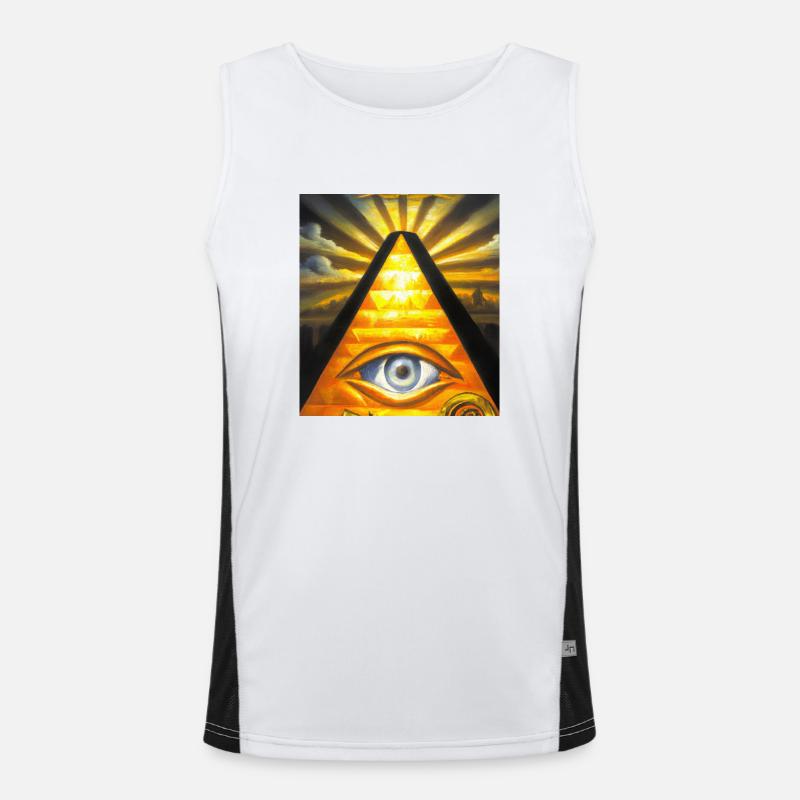 The Occult Eye Men's Functional Contrast Tank Top 