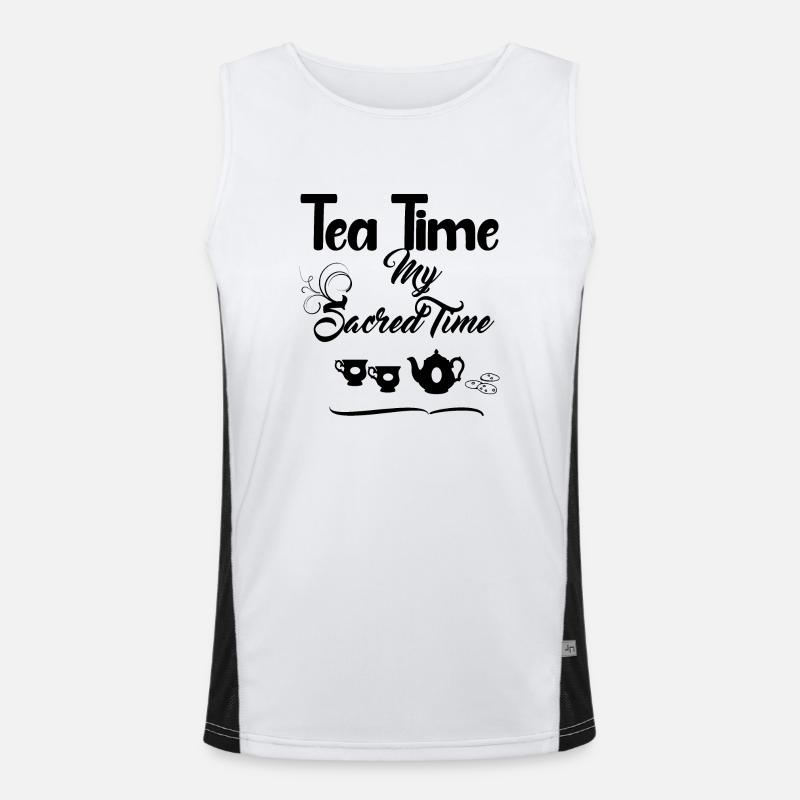 Tea Time - Design Angleterre Débardeur respirant contrasté Homme 