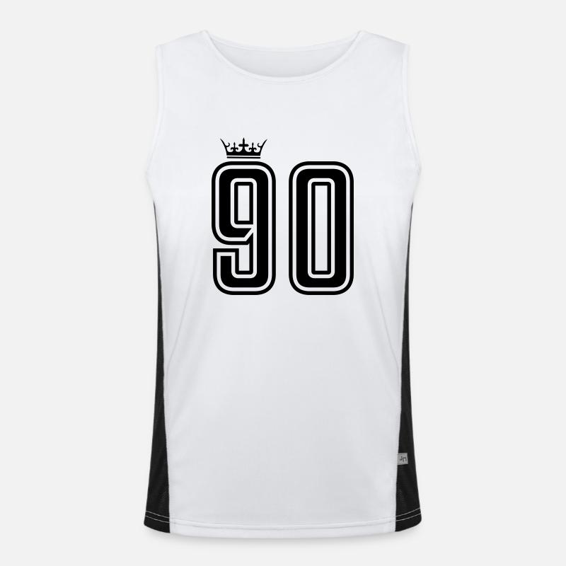 90 krone Funktionelles Kontrast-Tank Top für Männer 