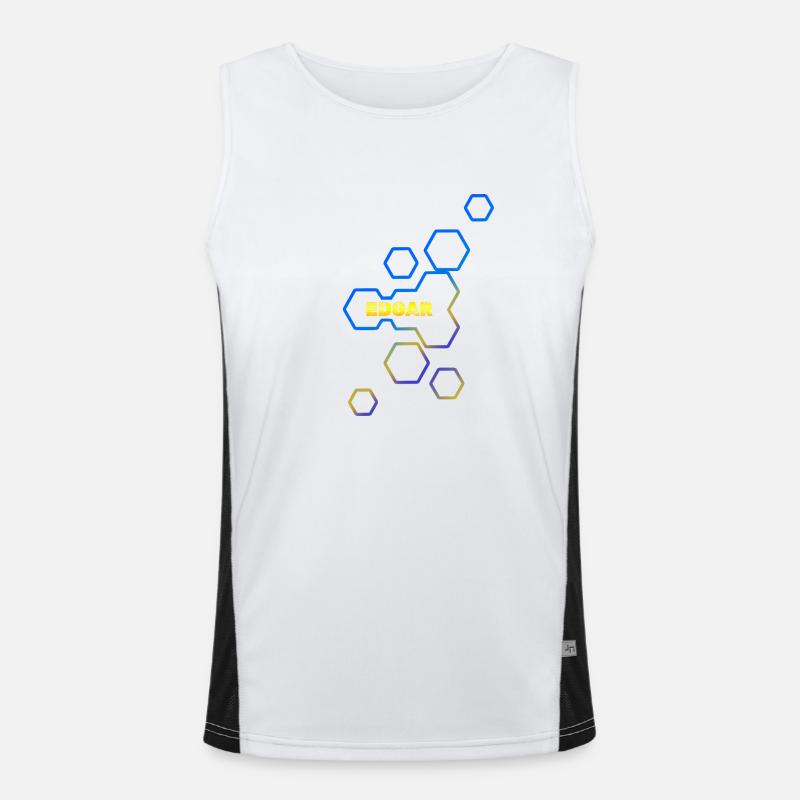 Edgar Men's Functional Contrast Tank Top 