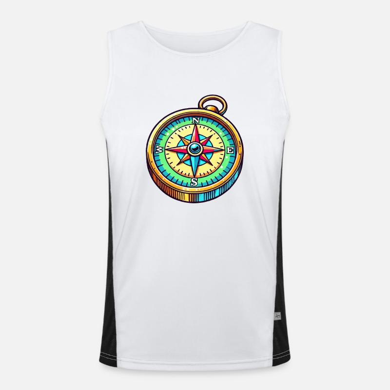 compass Men's Functional Contrast Tank Top 