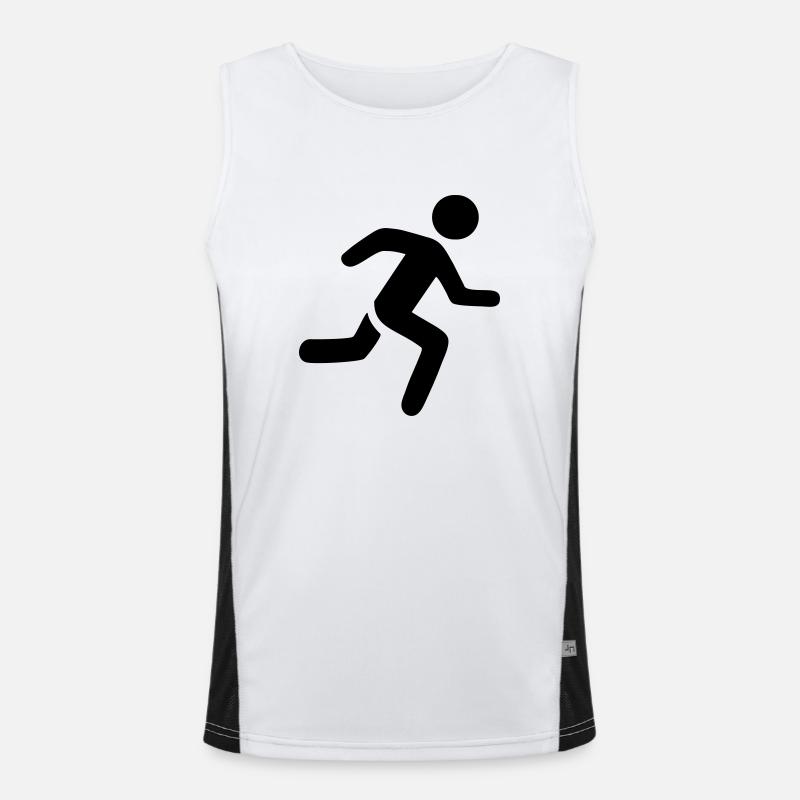 Jogger Funktionelles Kontrast-Tank Top für Männer 