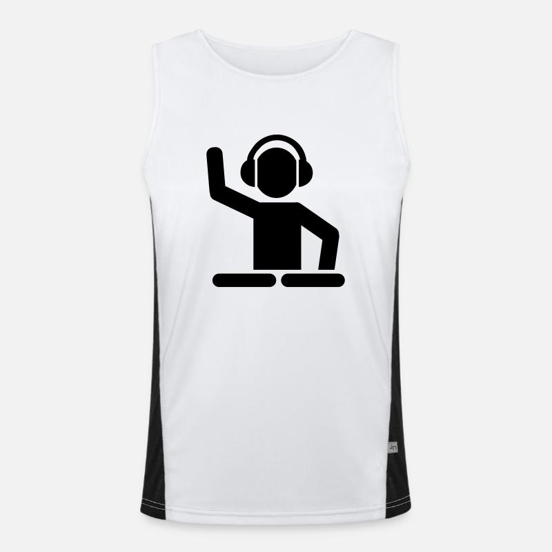 DJ Men's Functional Contrast Tank Top 