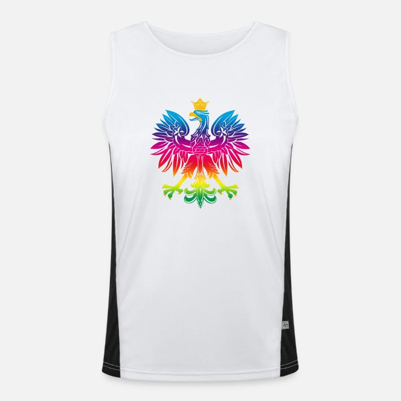 Rainbow eagle 1 Men's Functional Contrast Tank Top 