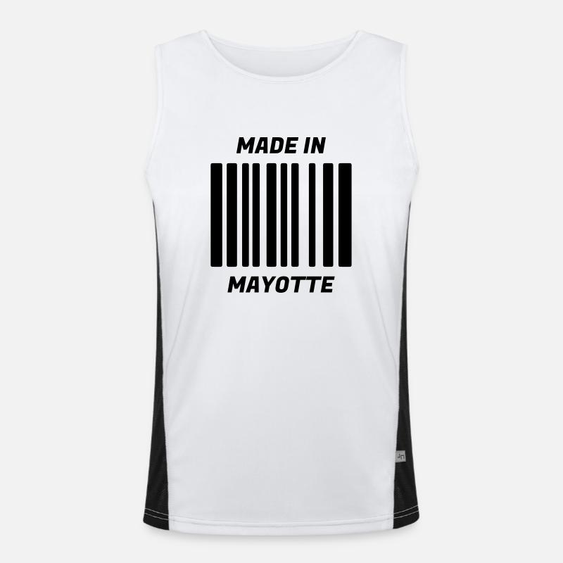 Mayotte / 976 / Comores / Maoré Débardeur respirant contrasté Homme 