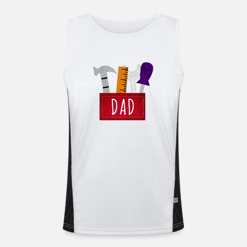 Dad's Stuff Men's Functional Contrast Tank Top 