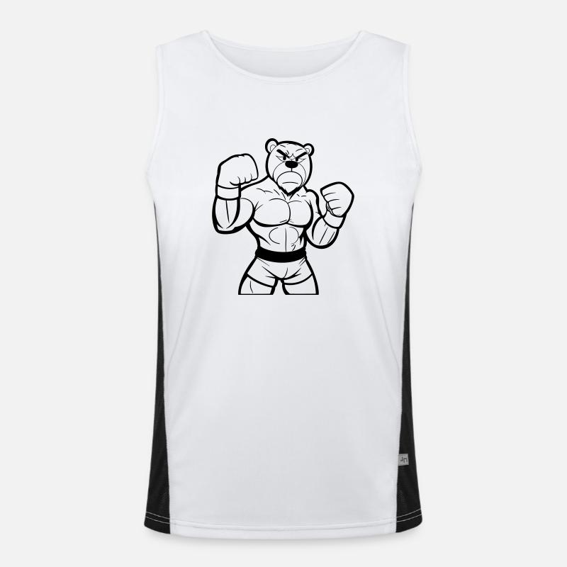 Box Bear Men's Functional Contrast Tank Top 