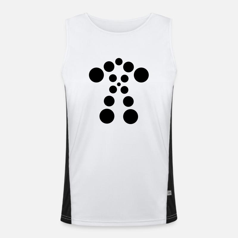 Pilz Funktionelles Kontrast-Tank Top für Männer 