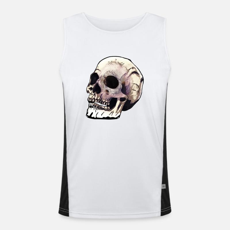 Skull Dimension Men's Functional Contrast Tank Top 