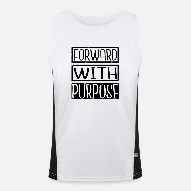 Progress Growth Change Development Enthusiasm Men's Functional Contrast Tank Top 