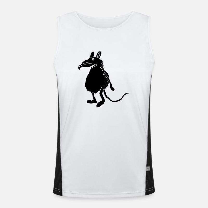 Maus Funktionelles Kontrast-Tank Top für Männer 