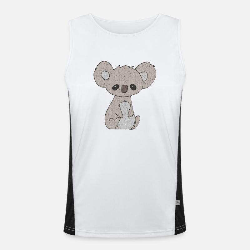 Koala Bear Men's Functional Contrast Tank Top 