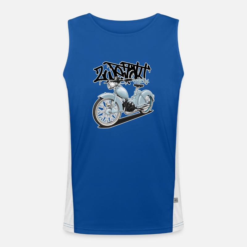 SR2 (hellblau) // Illustration Funktionelles Kontrast-Tank Top für Männer 
